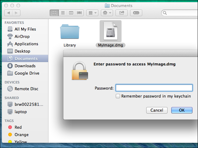 Cannot open dmg files mac os x